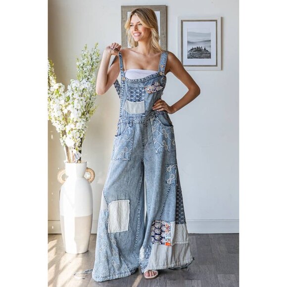 Oli & Hali Pants - Oli & Hali Wanderlight Patch Jumper Sizes Various